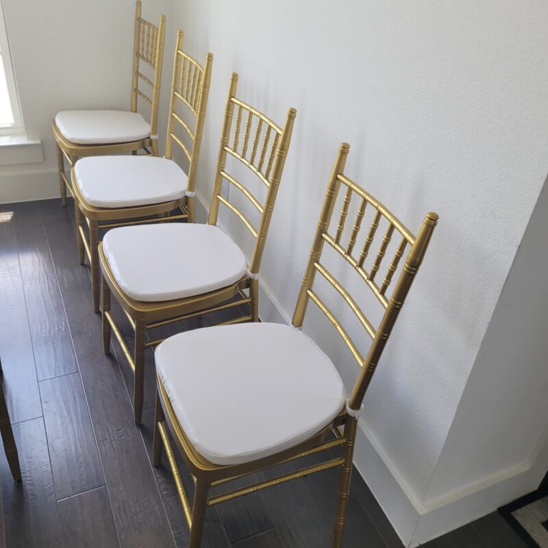Gold chiavari chair