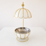 White Majesty Gold Dish - Image 2