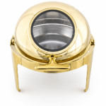 Round Luxe Gold Dish