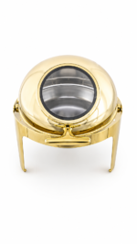 Round Luxe Gold Dish
