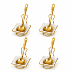 Gold Serving Spoon with Stand