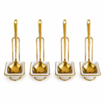 Gold Serving Spoon with Stand - Image 2