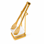 Godl Serving tongs with Stand - Image 4